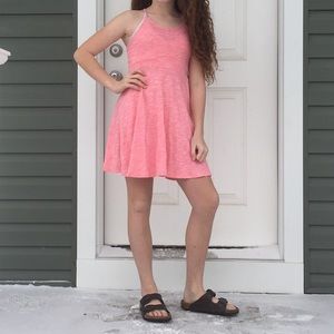 Old Navy Light Pink Cross-Back Sundress